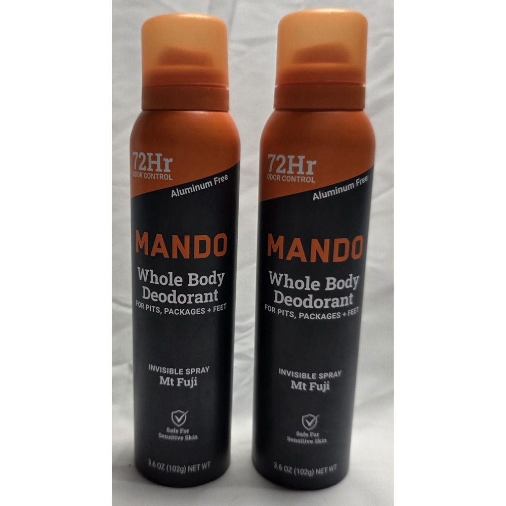Mando Whole Body Deodorant Mt Fuji 3.6 Oz X 2